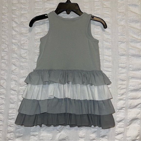 Hanna Andersson Gray Ruffle Dress - Picture 2 of 6